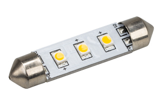 Автолампа ARL-F42-3E Warm White (10-30V, 3 LED 2835) (ANR, Открытый) | Arlight 019424