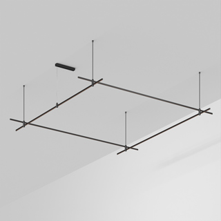 Основание ART-APRIORI-QUADRAT-ROD-800-3000x3000 (BK) (Arlight, IP20 Металл) | Arlight 048525