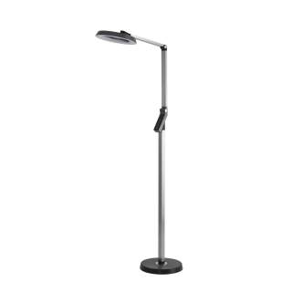 8332/15FL LEDIO темно-серый, металл/пластик Торшер LED 15W 3000/4000/6000K ССТ/диммер/LCD 220-240V GENRI | Lumion LN8332/15FL