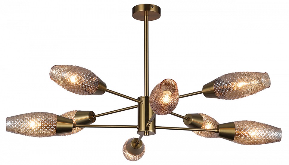 Люстра на штанге Escada Desire 10165/8PL Copper | Escada ESC101658PLCopper