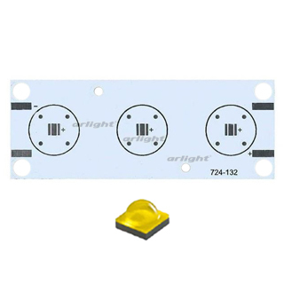 Плата 80x30-3XP CREE (3x LED, 724-132) (Turlens, -) | Arlight 027690