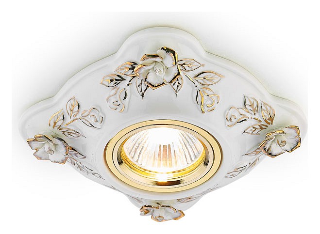 Встраиваемый светильник Ambrella Light Dising D5504 D5504 W/GD | Ambrella Light AMBRD5504WGD