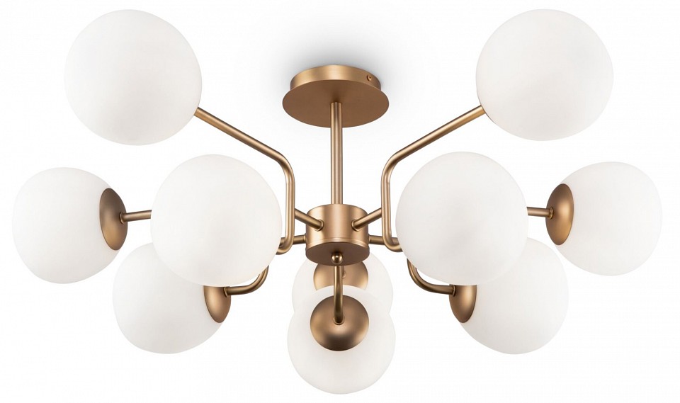 Люстра на штанге Maytoni Erich MOD221PL-10G | Maytoni MYMOD221PL-10G