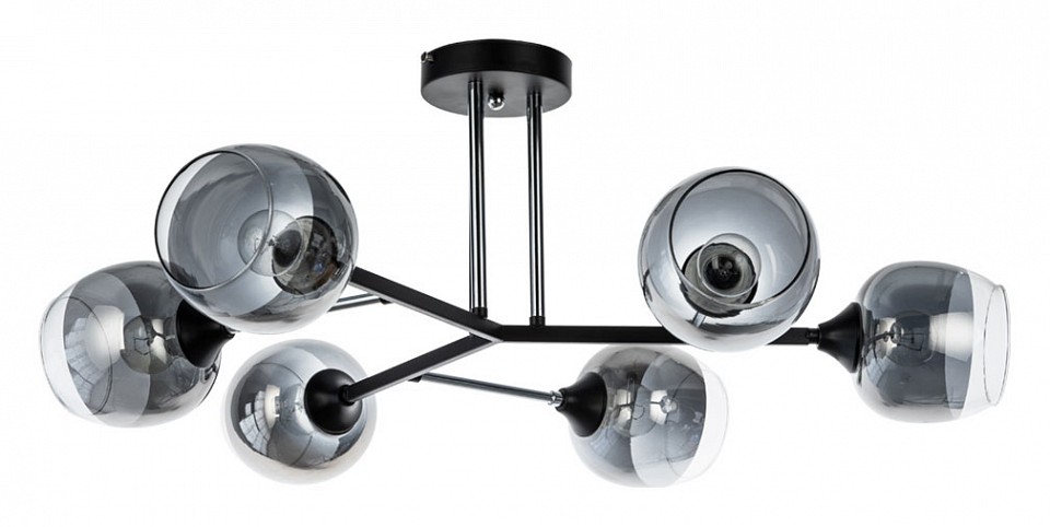 Люстра на штанге Arte Lamp Salm A3580PL-6BK | Arte Lamp ARA3580PL_6BK
