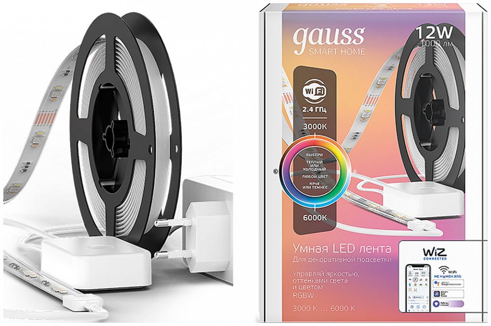 Комплект с лентой светодиодной Gauss Smart Home 5010122 | Gauss GA5010122