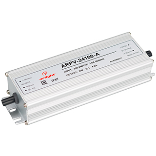 Блок питания ARPV-24100-A (24V, 4.2A, 100W) (Arlight, IP67 Металл) | Arlight 023644(1)