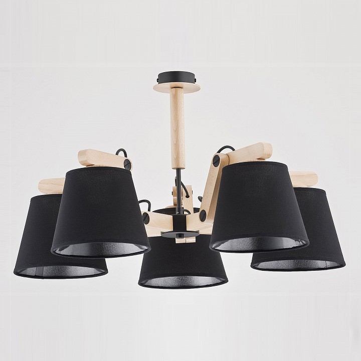 Люстра на штанге Alfa Joga Black 22715 | Alfa ALF22715