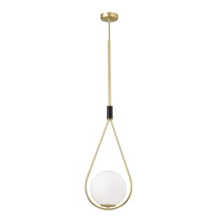 4810/1A PENDANT ODL21 493 золтой/черный/белый Подвес E14 1*40W FLARI | Odeon Light OL4810/1A