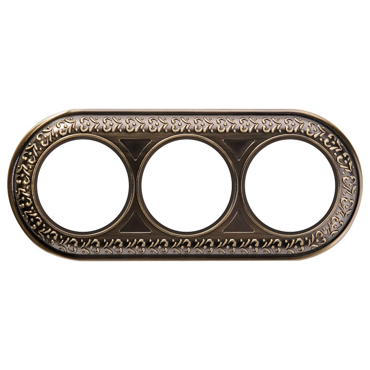 Рамка на 3 поста Werkel Antik Runda WL70-frame-03 | Werkel WRKa037199
