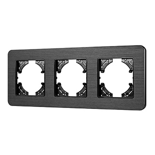 Рамка алюминиевая FRM-AKIRY-AL-3-BK (Arlight, -) | Arlight 049729