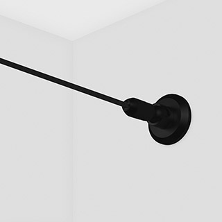 Лента-трос STINGRAY-R2-IC-A120 24V BLACK Day4000 (9.6 W/m, IP20, 10m) (Arlight, Сталь+Алюминий) | Arlight 053573