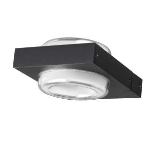 6654/6WL NATURE ODL24 623 черный/металл Уличный настенный светильник IP54 LED 6W 4000K AC85-265V VART | Odeon Light OL6654/6WL