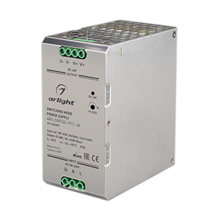 Блок питания ARV-DRP240-PFC-48 (48V, 5A, 240W) (Arlight, IP20 Металл) | Arlight 044599