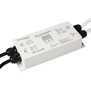 Декодер DMX SR-2102HSWP (230V, 3x1.66A) (Arlight, IP67 Пластик) | Arlight 021051