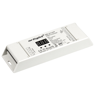 Декодер DMX SR-2114P (12-36V, 4x700mA) (Arlight, IP20 Пластик) | Arlight 019464