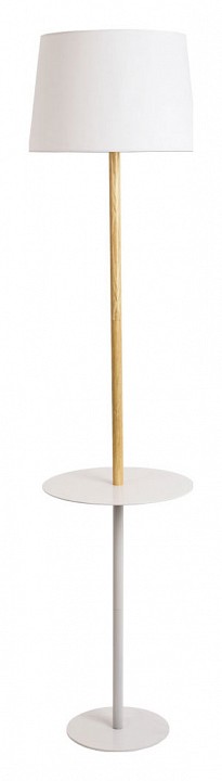 Торшер с полкой Arte Lamp Connor A2102PN-1WH | Arte Lamp ARA2102PN-1WH