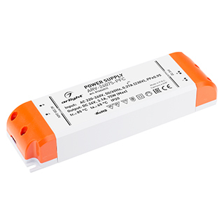 Блок питания ARV-24075-PFC (24V, 3.1A, 75W) (Arlight, IP20 Пластик) | Arlight 016242(1)