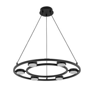 8340/6 MODERNI черный, металл Люстра подвесная GX53 LED 6*7W 220V TORINA | Lumion LN8340/6