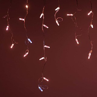 Светодиодная гирлянда ARD-EDGE-CLASSIC-2400x600-CLEAR-88LED-FLASH Rose Gold (230V, 6W) (Ardecoled, IP65) | Arlight 031189