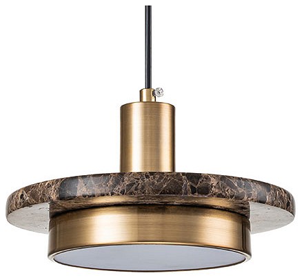 Подвесной светильник Escada Torano 10260/1LED Brown marble | Escada ESC102601LEDBrownmarble