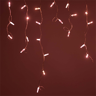 Светодиодная гирлянда ARD-EDGE-CLASSIC-2400x600-CLEAR-88LED-STD Rose Gold (230V, 6W) (Ardecoled, IP65) | Arlight 031188