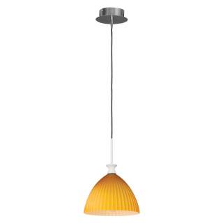 810023 (MD5017-1SO) Подвес AGOLA 1х40W E14 ХРОМ/ЯНТАРЬ (в комплекте) | Lightstar LS810023