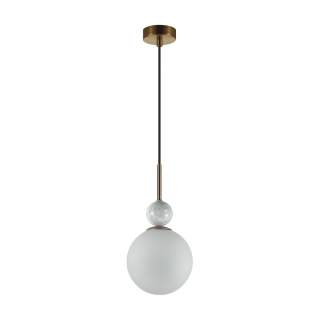 4359/1A MIDCENT ODL26 171 светильник бронзовый/белый/камень/металл IP20 E14 40W 220-240V LOLLA | Odeon Light OL4359/1A