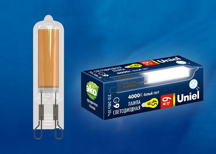 Лампа светодиодная Uniel LED-JCD G9 6Вт 4000K UL-00005058 | Uniel ULUL_00005058