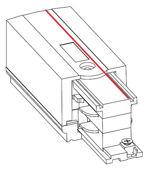 Токопровод левый Nowodvorski Ctls Power 8232 | Nowodvorski NVD8232