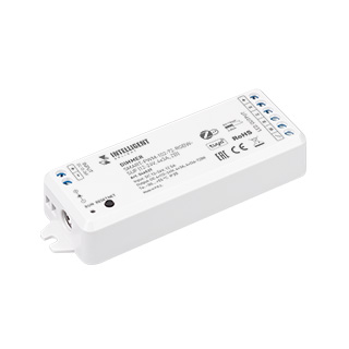 INTELLIGENT ARLIGHT Диммер SMART-PWM-102-72-RGBW-SUF (12-24V, 4x3A, ZB) (IARL, Пластик) | Arlight 046537