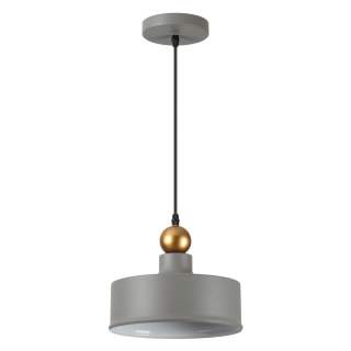 4089/1 PENDANT ODL19 495 серый/золотой Подвес Е27 1*40W BOLLI | Odeon Light OL4089/1