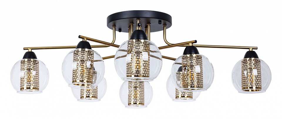 Потолочная люстра Arte Lamp Manchester A7045PL-8BK | Arte Lamp ARA7045PL-8BK