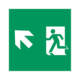 Пиктограмма EMGP-MARK-MA-LUP (Человек, Вверх-Влево) (Arlight, Пластик) | Arlight 059840