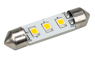 Автолампа ARL-F37-3E White (10-30V, 3 LED 2835) (ANR, Открытый) | Arlight 019429