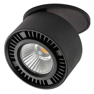 214807 Светильник  FORTE INCA LED 15W 1400LM 30G ЧЕРНЫЙ 4000K (в комплекте) | Lightstar LS214807