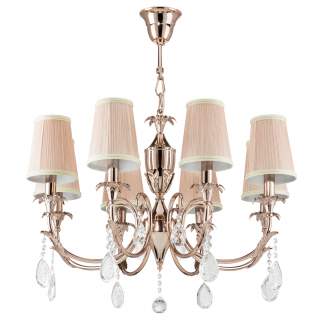 691084 (MD700001-8) Люстра подв CAPPA 8x40W E14 РОЗОВЫЙ ХРОМ (в комплекте) | Osgona LS691084