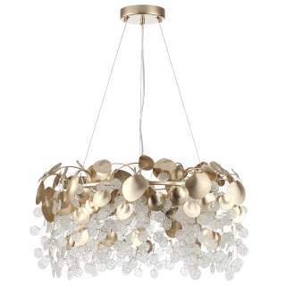 5104/8 CLASSIC ODL26 633 металл/стекло Люстра E14 8*40W 220В IP20 COINS | Odeon Light OL5104/8