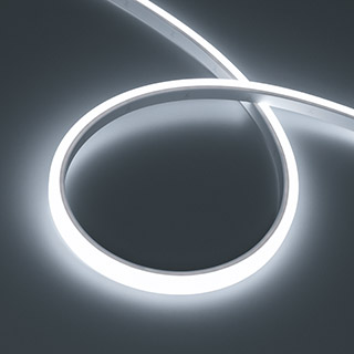 Лента герметичная WAVE-TOP-PU-A144-10x10mm 24V White5700 (5 W/m, IP68, 1m, wire x1) (Arlight, Вывод боковой) | Arlight 052596
