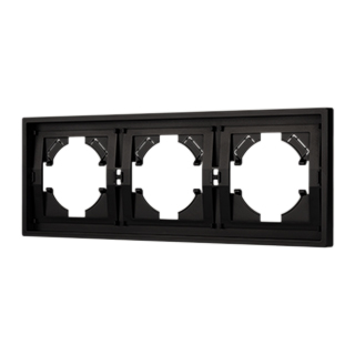 Рамка пластиковая FRM-TENDO-PL-3-BK (Arlight, -) | Arlight 053844