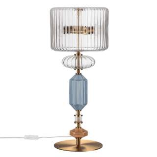 5414/2TA MODERN ODL_EX26 античная бронза/терракот/синий/металл/керамика Настольная лампа E14 2*40W TERRA | Odeon Light OL5414/2TA