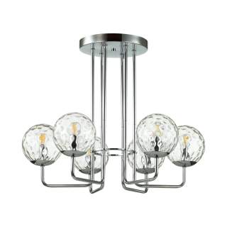 4982/6C MODERN ODL22 323 хром/прозрачный/стекло Люстра потолочная E14 6*40W VERASA | Odeon Light OL4982/6C