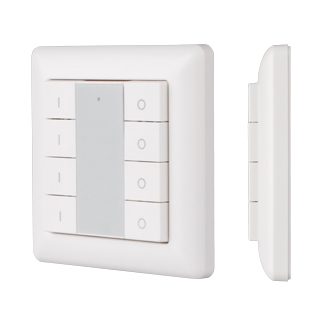 Панель Knob SR-KN9550K8-UP White (KNX, DIM) (Arlight, IP20 Пластик) | Arlight 021370