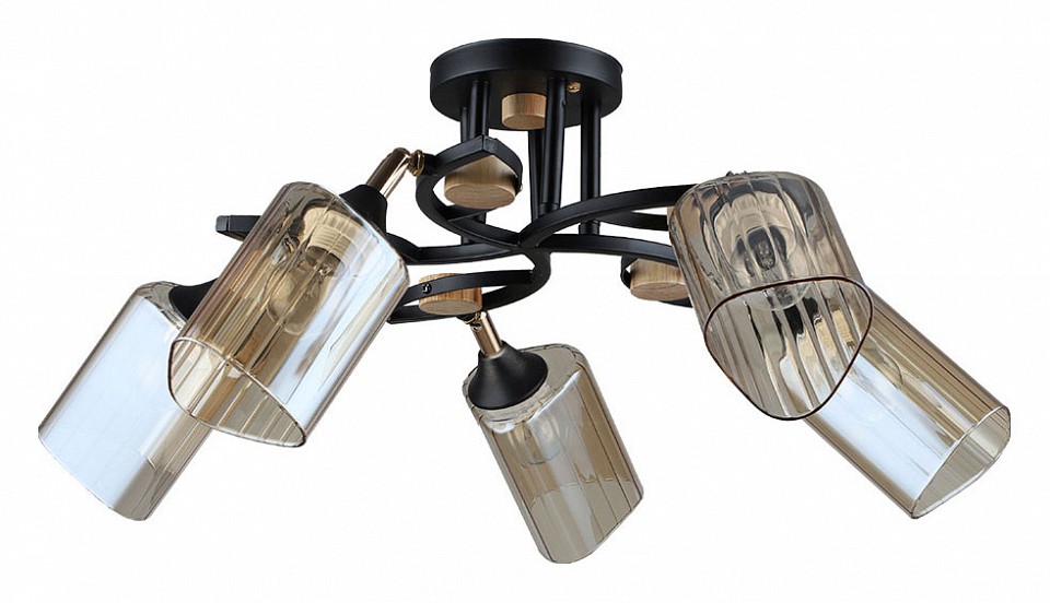 Люстра на штанге Arte Lamp Glamore A5076PL-5BK | Arte Lamp ARA5076PL-5BK