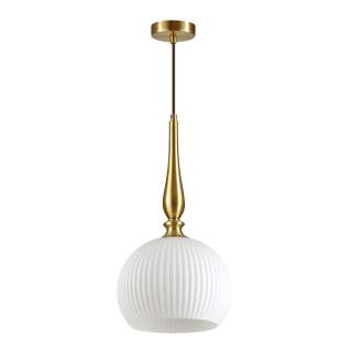 4766/1 PENDANT ODL21 491 белый/бронзовый Подвес E27 60W RUNGA | Odeon Light OL4766/1