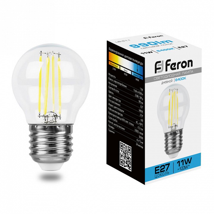 Лампа светодиодная Feron LB-511 E27 11Вт 6400K 38226 | Feron FE38226