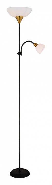 Торшер с подсветкой Arte Lamp Duetto A9569PN-2BK | Arte Lamp ARA9569PN-2BK