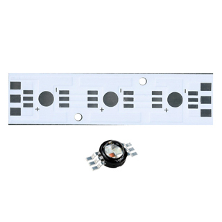 Плата 80x20-3Е-RGB Emitter (3x LED, 724-161) (Turlens, -) | Arlight 020020