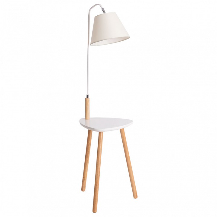 Торшер с полкой Arte Lamp Combo A9201PN-1WH | Arte Lamp ARA9201PN_1WH