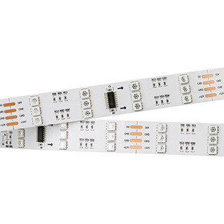 Лента SPI-5000 12V RGB (5060, 480 LED x3,1812) (Arlight, Открытый, IP20) | Arlight 024148