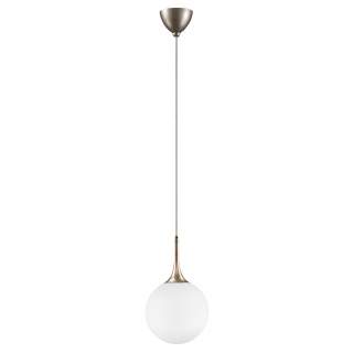 813023 (MD5086-1GL)  Подвес GLOBO 1х40W  E14 champagne gold/white (в комплекте) | Lightstar LS813023